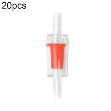 Load image into Gallery viewer, 20 PCS Fish Tank Oxygen Pump Trachea Check Valve, 4mm (Red), 4mm (Black), 4mm (White), 4mm (Blue), 8mm (Red), 10mm (White), 12mm (White), 4mm (White Red), 4mm (White Black)