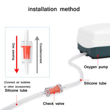 Load image into Gallery viewer, 20 PCS Fish Tank Oxygen Pump Trachea Check Valve, 4mm (Red), 4mm (Black), 4mm (White), 4mm (Blue), 8mm (Red), 10mm (White), 12mm (White), 4mm (White Red), 4mm (White Black)
