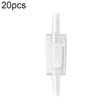 Load image into Gallery viewer, 20 PCS Fish Tank Oxygen Pump Trachea Check Valve, 4mm (Red), 4mm (Black), 4mm (White), 4mm (Blue), 8mm (Red), 10mm (White), 12mm (White), 4mm (White Red), 4mm (White Black)