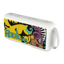 Load image into Gallery viewer, DoRealMe F0 TWS Mini Graffiti Bluetooth Speaker Support FM / TF Card, White, Black, Red, Black Graffiti, White Graffiti, Red Graffiti