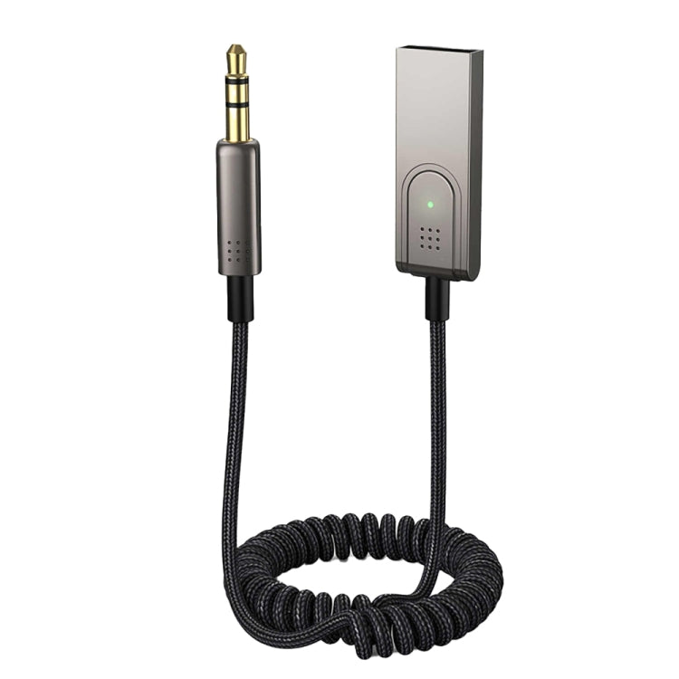 BY301 AUX Car Bluetooth 5.0 Receiver Mobile Call Bluetooth Adapter, BY301