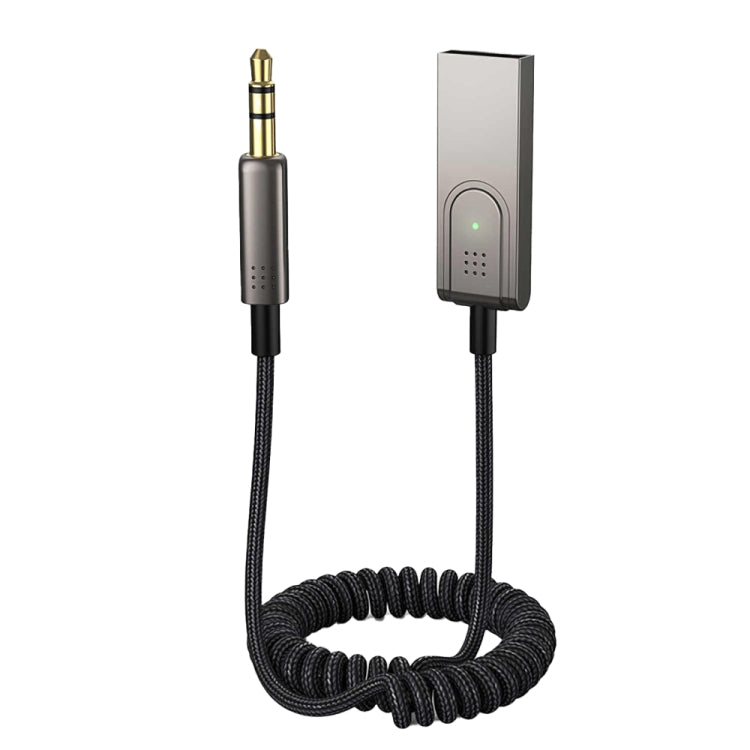 BY301 AUX Car Bluetooth 5.0 Receiver Mobile Call Bluetooth Adapter, BY301