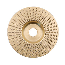 Load image into Gallery viewer, Woodworking Sanding Plastic Stab Discs Hard Round Grinding Wheels For Angle Grinders, 100mm Rose Gold Curved, 100mm Black Curved, 100mm Wine Red Curved, 100mm Orange Curved, 100mm Silver Curved, 100mm Red Curved, 100mm Blue Curved, 100mm Golden Curved ...