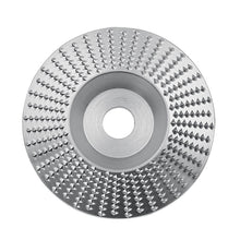 Load image into Gallery viewer, Woodworking Sanding Plastic Stab Discs Hard Round Grinding Wheels For Angle Grinders, 100mm Rose Gold Curved, 100mm Black Curved, 100mm Wine Red Curved, 100mm Orange Curved, 100mm Silver Curved, 100mm Red Curved, 100mm Blue Curved, 100mm Golden Curved ...