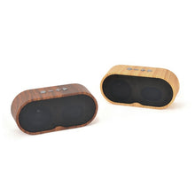Load image into Gallery viewer, F3 Retro Wood-Grain Mini Bluetooth Speaker Support TF Card, Dark Grain, Shallow Grain