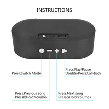 Load image into Gallery viewer, F3 Retro Wood-Grain Mini Bluetooth Speaker Support TF Card, Dark Grain, Shallow Grain