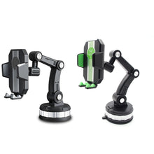 Load image into Gallery viewer, X-0566 Big Suction Cup Car Phone Holder Center Console Phone Holder, X-0566 Black Gray, X-0566 Black Green