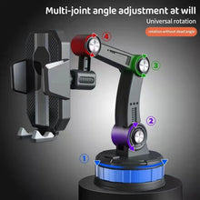 Load image into Gallery viewer, X-0566 Big Suction Cup Car Phone Holder Center Console Phone Holder, X-0566 Black Gray, X-0566 Black Green
