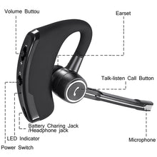 Load image into Gallery viewer, Lymoc V8S Business Bluetooth Wireless Earphone Car Bluetooth V4.1 Phone Handsfree MIC Music for iPhone Xiaomi Samsung