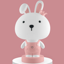 Load image into Gallery viewer, 3W Cartoon Crown Pet USB Touch Control Night Light, Rabbit Pink, Rabbit Gray, Rabbit Light Blue, Bear Pink, Bear Gray, Bear Coffee, Cow Pink, Cow Coffee, Cow Green, Tiger Pink, Tiger Coffee, Tiger Green