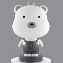Load image into Gallery viewer, 3W Cartoon Crown Pet USB Touch Control Night Light, Rabbit Pink, Rabbit Gray, Rabbit Light Blue, Bear Pink, Bear Gray, Bear Coffee, Cow Pink, Cow Coffee, Cow Green, Tiger Pink, Tiger Coffee, Tiger Green