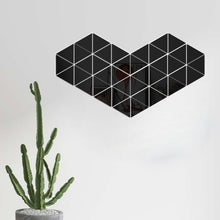 Load image into Gallery viewer, Ym300 16 PCS / Set Home Personal Wall Stickers DIY Acrylic Wall Decorative Mirror, Hexagon Black, Hexagon Silver, Hexagon Gold, Quartet Black, Quartet Silver, Quartet Gold, Triangle Black, Triangle Silver, Triangle Gold