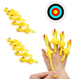 10 PCS Stretching Finger Ejection Turkey Sticky Tricky Toy