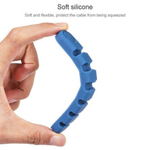 Load image into Gallery viewer, 6 Holes Bear Silicone Desktop Data Cable Organizing And Fixing Device, 6 Holes