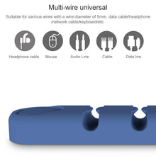 Load image into Gallery viewer, 6 Holes Bear Silicone Desktop Data Cable Organizing And Fixing Device, 6 Holes