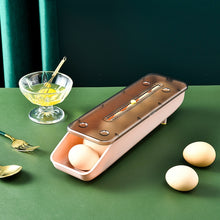 Load image into Gallery viewer, Automatically Fill The Egg Storage Box Refrigerator Fresh-Keeping Box, 1 Layers Green, 1 Layers  Blue, 1 Layers Pink