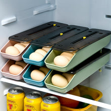 Load image into Gallery viewer, Automatically Fill The Egg Storage Box Refrigerator Fresh-Keeping Box, 1 Layers Green, 1 Layers  Blue, 1 Layers Pink