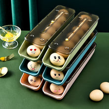 Load image into Gallery viewer, Automatically Fill The Egg Storage Box Refrigerator Fresh-Keeping Box, 1 Layers Green, 1 Layers  Blue, 1 Layers Pink