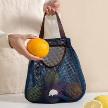 Load image into Gallery viewer, yq007 Kitchen Multi-Function Wall Hanging Fruits And Vegetables Storage Bags Portable Hollow Mesh Bag, Orange Yellow, Rose Red, Blue