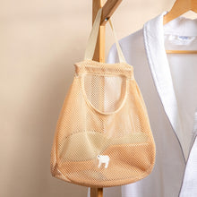 Load image into Gallery viewer, yq007 Kitchen Multi-Function Wall Hanging Fruits And Vegetables Storage Bags Portable Hollow Mesh Bag, Orange Yellow, Rose Red, Blue