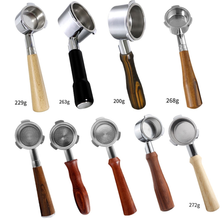 DL-1 Zinc Alloy Coffee Maker Bottomless Handle For Dongling, Style:, Beech Two Coils, Plastic, Black Rosewood, Red Gem, Black Rosewood Buckle, Red Gem Curved, Red Rosewood Straight, Red Gem Without Buckle, Bamboo Without Buckle