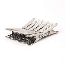 Load image into Gallery viewer, 20 PCS Multifunctional Stainless Steel  Laundry Folder Peg Clothes Storage Clip, Clothes Storage Clip