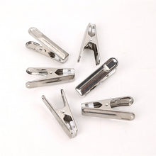 Load image into Gallery viewer, 20 PCS Multifunctional Stainless Steel  Laundry Folder Peg Clothes Storage Clip, Clothes Storage Clip