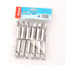Load image into Gallery viewer, 20 PCS Multifunctional Stainless Steel  Laundry Folder Peg Clothes Storage Clip, Clothes Storage Clip