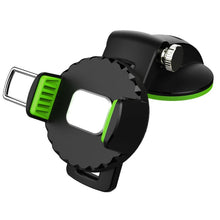 Load image into Gallery viewer, Car Diamond Suction Cup Mobile Phone Holder, Green, Black