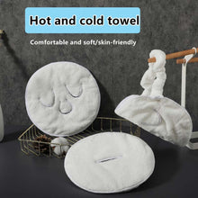 Load image into Gallery viewer, Hot and Cold Compress Facial Towel Face Mask,Style:, Single Hole Without Straps, Single Hole With Straps, Three Holes With Straps