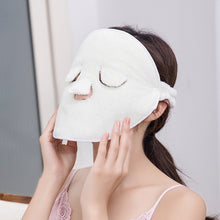 Load image into Gallery viewer, Hot and Cold Compress Facial Towel Face Mask,Style:, Single Hole Without Straps, Single Hole With Straps, Three Holes With Straps