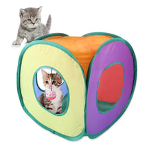 Load image into Gallery viewer, B18210 Square Cat Tunnel Can Storage Folding Cat Channel