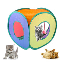 Load image into Gallery viewer, B18210 Square Cat Tunnel Can Storage Folding Cat Channel