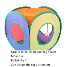 Load image into Gallery viewer, B18210 Square Cat Tunnel Can Storage Folding Cat Channel