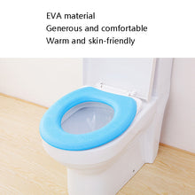 Load image into Gallery viewer, EVA Thermal Adhesive Toilet Seat Washer, Green, Blue, Pink