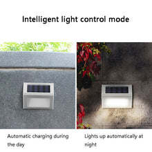 Load image into Gallery viewer, 6 LED Solar Stainless Steel Stair Ladder Lamp Wall Light, 6 LED / 1 PC