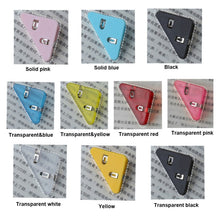 Load image into Gallery viewer, 14 PCS Student Test Paper Storage Triangle Book Edge Clip, Transparent White, Transparent Black, Transparent Blue, Transparent Yellow, Transparent Red, Transparent Pink, Solid Pink, Solid Blue, Solid yellow / triplayer, Solid Black