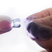 Load image into Gallery viewer, Pet Nail Clippers With LED Blood Line Light, Blue, Pink