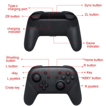 Load image into Gallery viewer, L-0326 Wireless Gamepad For Switch Pro,Style:, Black, Green Pink, Black - Full Function + NFC + Wake-up (1: 1), Green Pink - Full Function + NFC + Wake-up (1: 1), Monster Hunter Full Function + NFC + Wake-up (1: 1), Black - Full Function HD Edition    ...