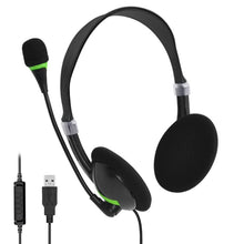 Load image into Gallery viewer, USB440 Universal USB Computer Cable Head Wearable Electricity Music Voice Headphones