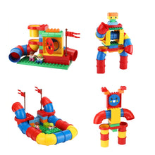 Load image into Gallery viewer, Children Assembling Building Block Toy Set