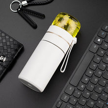 Load image into Gallery viewer, 739 316 Stainless Steel Tea Glass Thermos Cup, White, Black, Gold