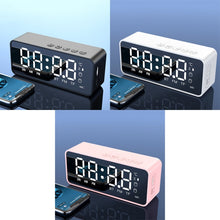 Load image into Gallery viewer, ZXL-G50 Mini Mirror Alarm Bluetooth Speaker Support TF Card, ZXL-G50 Black, ZXL-G50 White, ZXL-G50 Pink