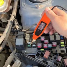 Load image into Gallery viewer, Auto Repair LCD Test Pen Car Circuit Repair Tool, Orange, Black