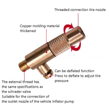 Load image into Gallery viewer, Car Inflatable Pump Extension Tube Quick Connector, Tube Quick Connector(Thread Twisted Joint)