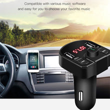Load image into Gallery viewer, M9 Car Bluetooth MP3 Dual USB Car Charger, M9