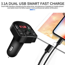 Load image into Gallery viewer, M9 Car Bluetooth MP3 Dual USB Car Charger, M9