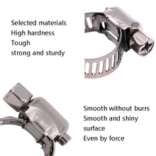 Load image into Gallery viewer, 10pcs Stainless Steel Water Pipe Hose Clamp, Stainless Steel Pipe Clamp