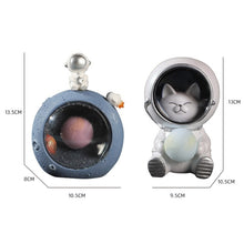 Load image into Gallery viewer, W1153 Resin Planet Night Light Home Decorations, Style:, Silver Star, Bear Astronaut