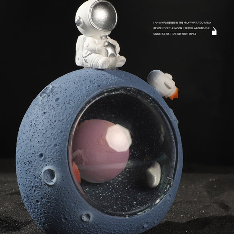 W1153 Resin Planet Night Light Home Decorations, Style:, Silver Star, Bear Astronaut
